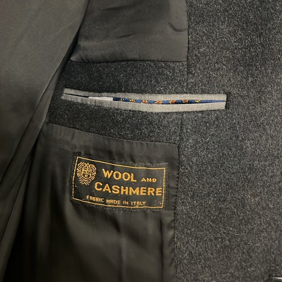 J Crew charcoal pea coat - Picture 4 of 6